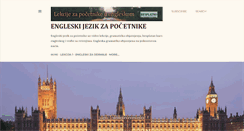 Desktop Screenshot of engleskizapocetnike.com